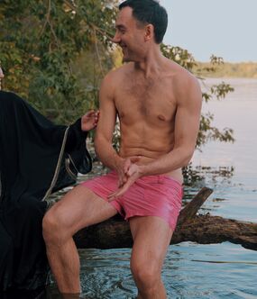 Horny hijab girl handjob to facial after voyeur mastubation